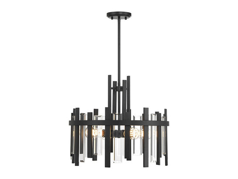 Guillford 4-Light Pendant in Matte Black