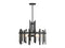 Guillford 4-Light Pendant in Matte Black