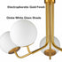 Flavie Mid-Century Modern Semi Flush Mount Globe Ceiling Light