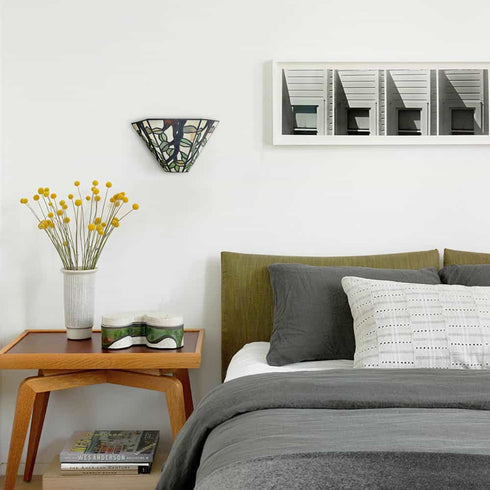 Tiffany Wall Sconces Vintage Stained Glass Wall Light