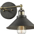 Industrial Antique Bronze Wall Sconce 2-Light Metal Fixture