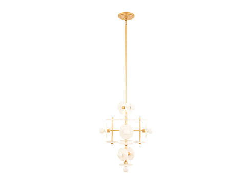 Amani 9-Light Pendant in Gold