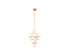 Amani 9-Light Pendant in Gold