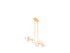 Amani 14-Light Linear Chandelier in Gold