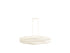 Striata 5-Light Linear Chandelier in White Cashmere