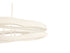 Striata 5-Light Linear Chandelier in White Cashmere