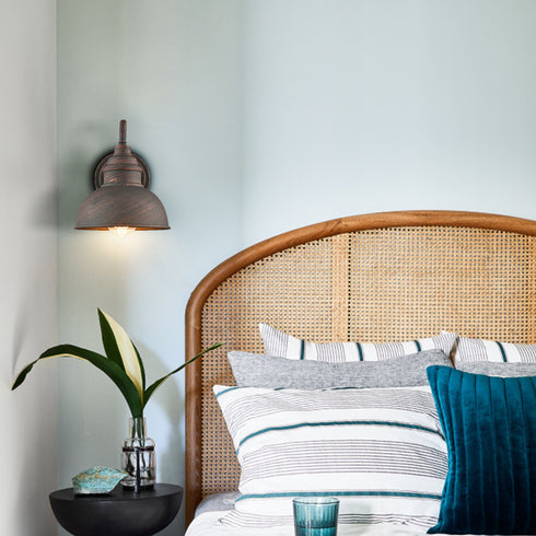 Farmhouse Indoor/Outdoor Wall Sconce Metal Barn Light