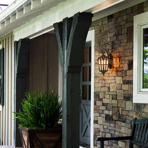 Outdoor Wall Light Fixture Black Waterproof Exterior Wall Lantern