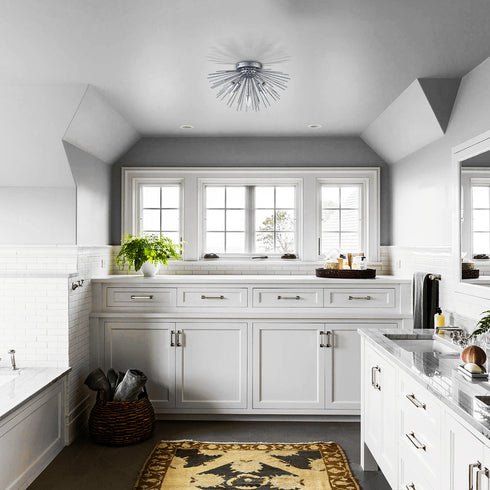 Farmhouse Sputnik Ceiling Light Flush Mount 5-Light