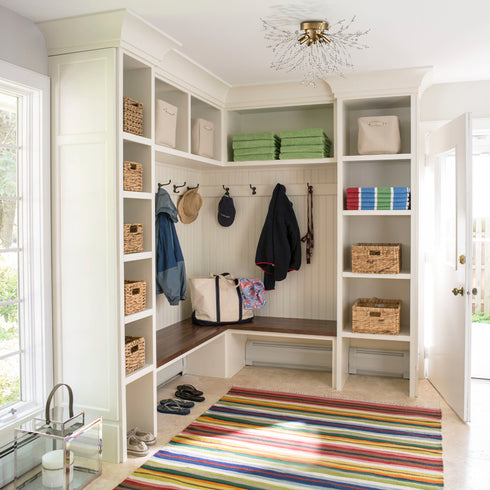 Modern Gold Crystal Sputnik Semi Flush Ceiling Light 4-Light