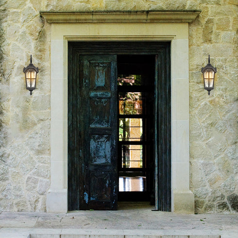 Outdoor Wall Light Fixture Black Waterproof Exterior Wall Lantern