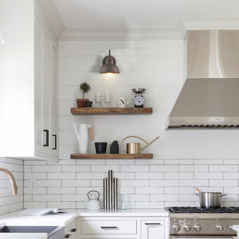 Farmhouse Indoor/Outdoor Wall Sconce Metal Barn Light