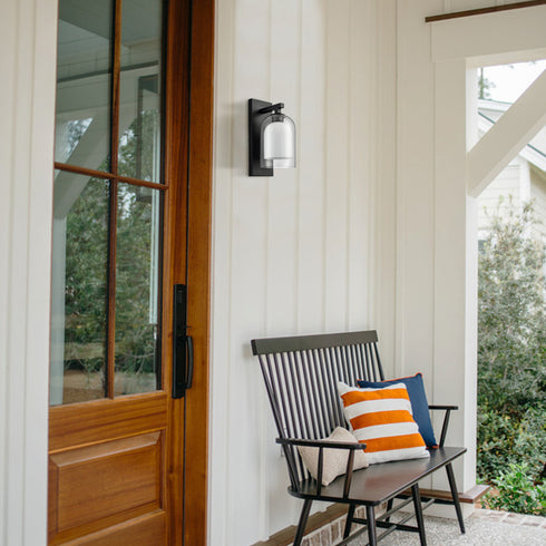 Modern Farmhouse Wall Sconces Glass Bell Shade Wall Light