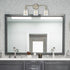 Vintage Bath Vanity Light 3-Light Wall Sconce Brushed Nickel Finish