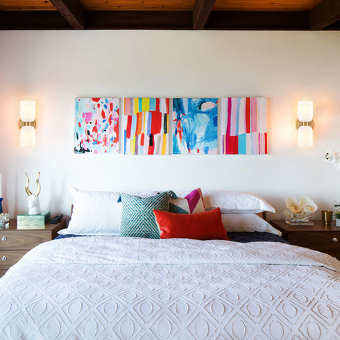 Modern Gold Wall Sconce with Milky Glass Shades Dimmable