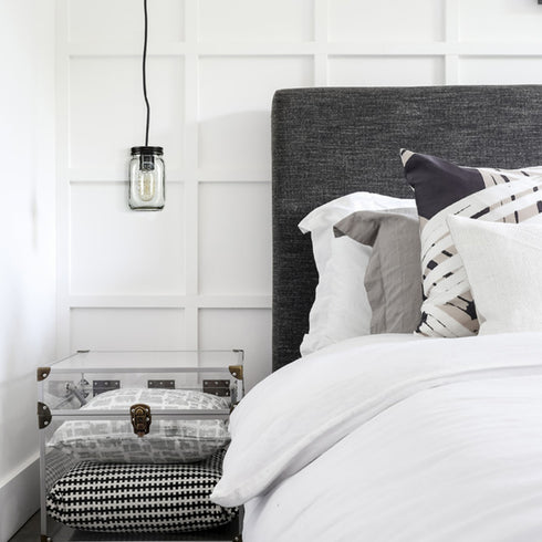 Industrial Mason Jar Plug-in Pendant Light Bronze Finish