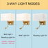 2-Pack Brass Fabric Wall Lamp ,USB Charging Port + LED Reading Light