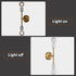 2-light Brushed Brass Vintage Wall Light Fixture for Bedroom