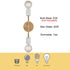 2-light Brushed Brass Vintage Wall Light Fixture for Bedroom