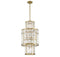 Rohe 8-Light Pendant in Warm Brass