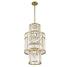 Rohe 8-Light Pendant in Warm Brass