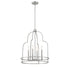Diplomat 4-Light Pendant in Satin Nickel