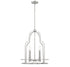 Diplomat 4-Light Pendant in Satin Nickel