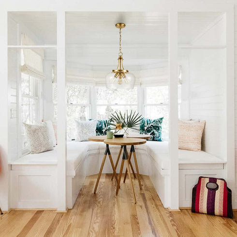 3-Light Modern Ceiling Pendant Light Clear Glass Pendant Lighting