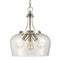 3-Light Modern Pendant Light Industrial Clear Glass Pendant Lighting