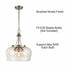 3-Light Modern Pendant Light Industrial Clear Glass Pendant Lighting