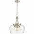3-Light Modern Pendant Light Industrial Clear Glass Pendant Lighting