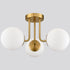 Modern Globe Ceiling Light - 3 Light