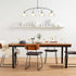 Modern 4-Light Kitchen Pendant Lighting, Brushed Nickel