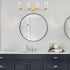 Modern 4-Light Gold Vanity Light Bathroom with Opal Cylinders