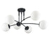 Industrial Farmhouse Globe Ceiling Chandelier Black