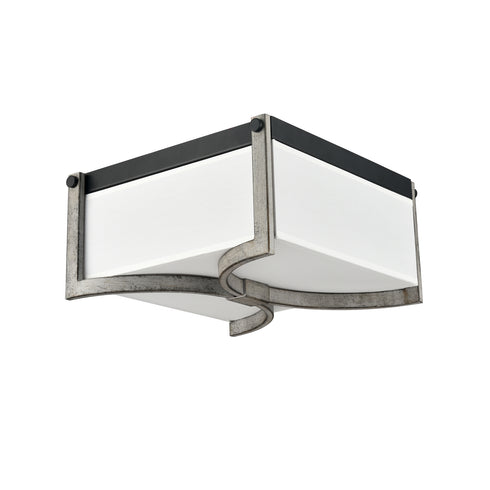 Industrial Flush Mount Ceiling Light White Dimmable LED Ceiling Light