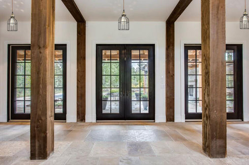 Retro Kitchen Ceiling Pendant Hanging Light Wood & Metal Cage Shade-1 Light