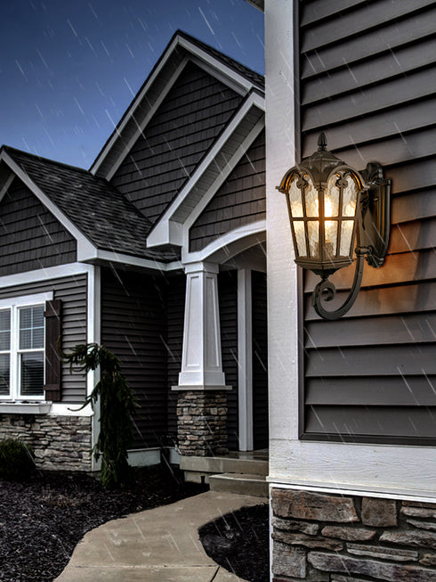 Exterior Porch Wall Light Fixture Black Wall Lantern Outdoor