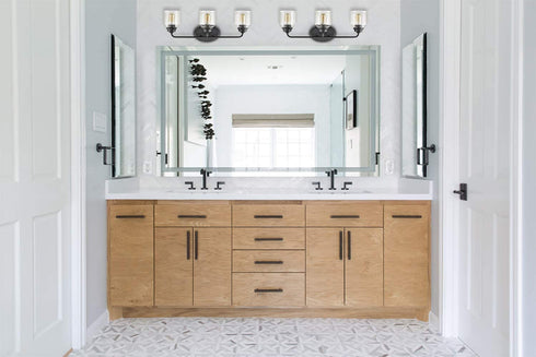 Luca Glass Wall Sconce 3-Light Wall Lighting / Vanity Lights