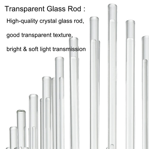 Mid-Century Elegant Glass Rod Wall Sconces Lighting Set of 2