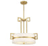 Quatrain 4-Light Pendant in True Gold