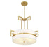 Quatrain 4-Light Pendant in True Gold