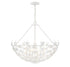 Birch 6-Light Pendant in Bisque White