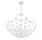 Birch 6-Light Pendant in Bisque White