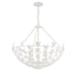 Birch 6-Light Pendant in Bisque White