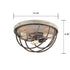 Rustic Flush Mount Ceiling Lights Distressed Wooden Lights