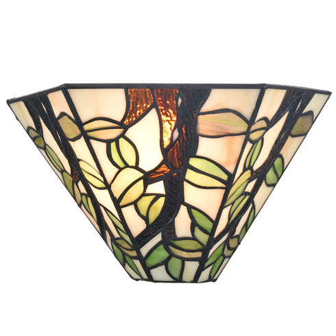 Tiffany Wall Sconces Vintage Stained Glass Wall Light