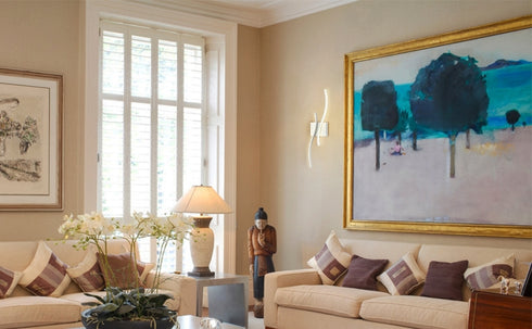 Modern LED Sconce Wall Lighting Indoor 24" Minimalist Industrial White Wall Sconce