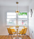 Modern Brass Kitchen Pendant Light Adjustable Hanging Light