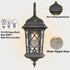 Outdoor Wall Light Fixture Black Exterior Wall Lantern Waterproof